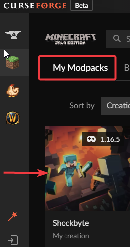 How To Add Mods To Your CurseForge Profiles and MultiMC Instances -  Knowledgebase - Shockbyte