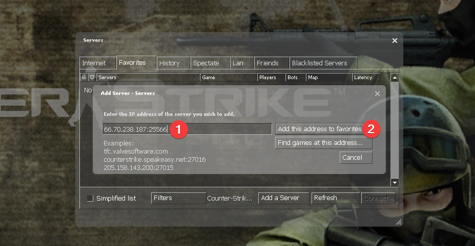 How To Join Your Counter Strike Source Server Knowledgebase Shockbyte