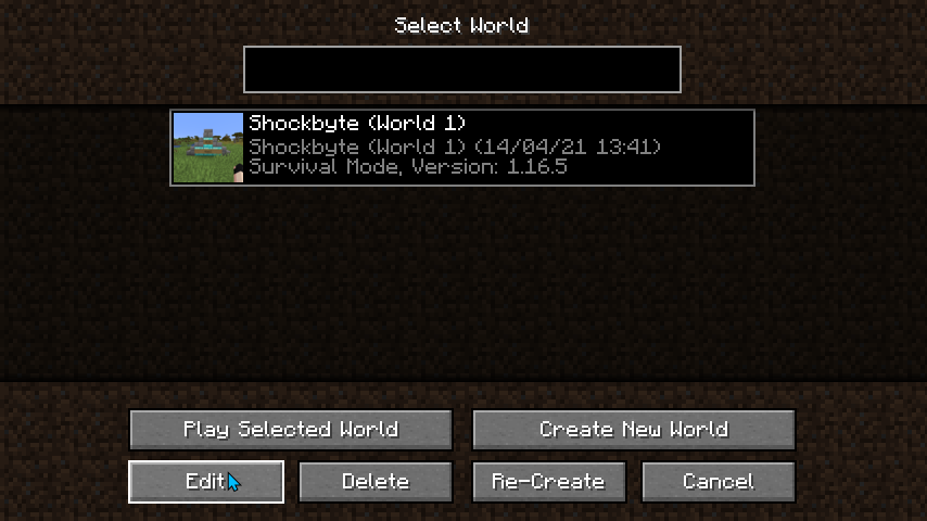 How to Download & Use Your Realms World - Knowledgebase - Shockbyte