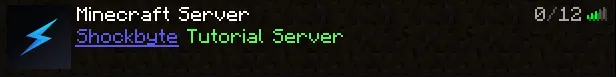 Customize Your Server MOTD - Shockbyte